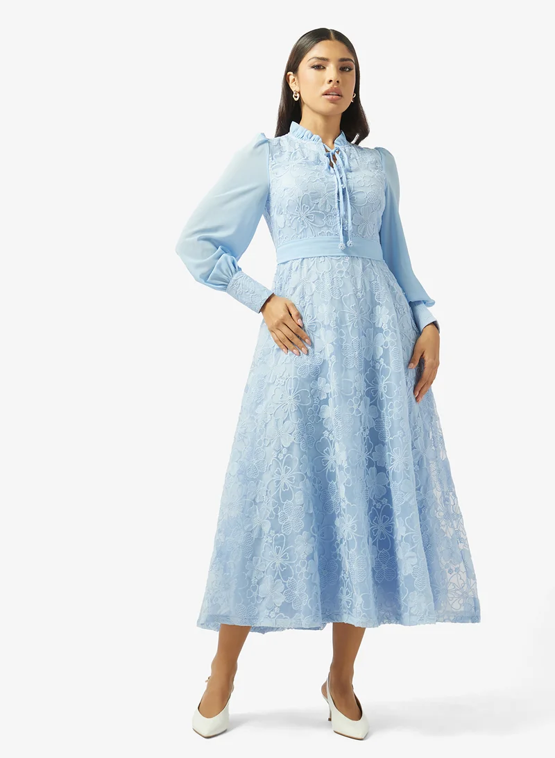 Khizana Lace A-line Dress